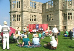 Live theatre at Lyveden New Bield (image courtesy of East Northamptonshire Council)